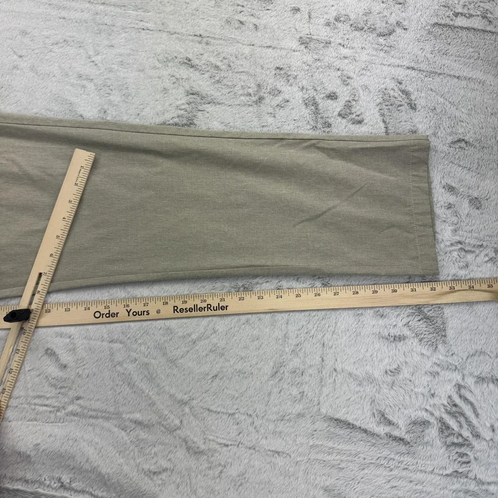 Linksoul Pants Mens 38R Beige Tan Stretch Chino Golf Casual Repreve Polyester